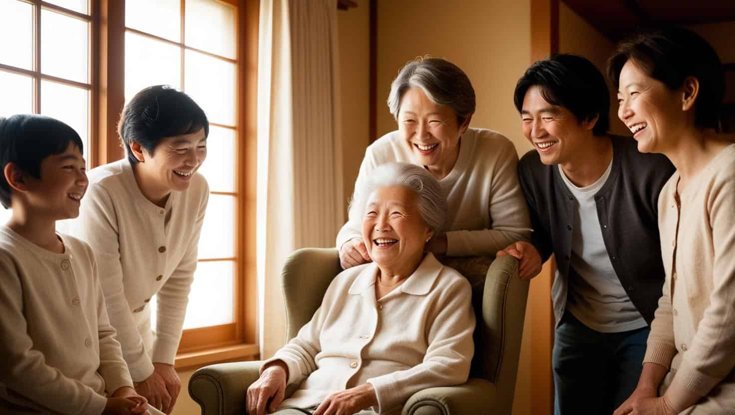 高齢者と家族